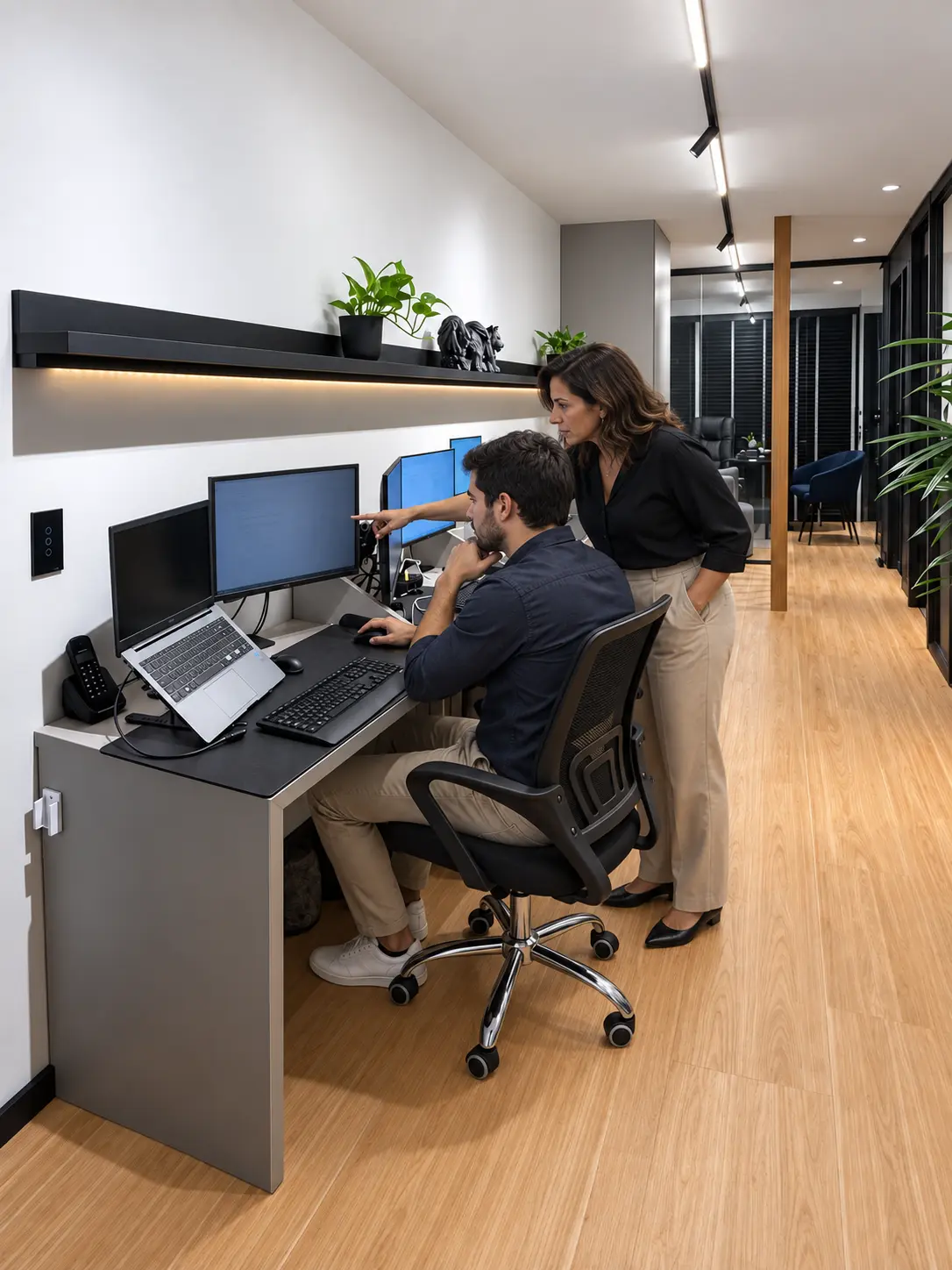 Equipe da PG em sua estrutura de atendimento